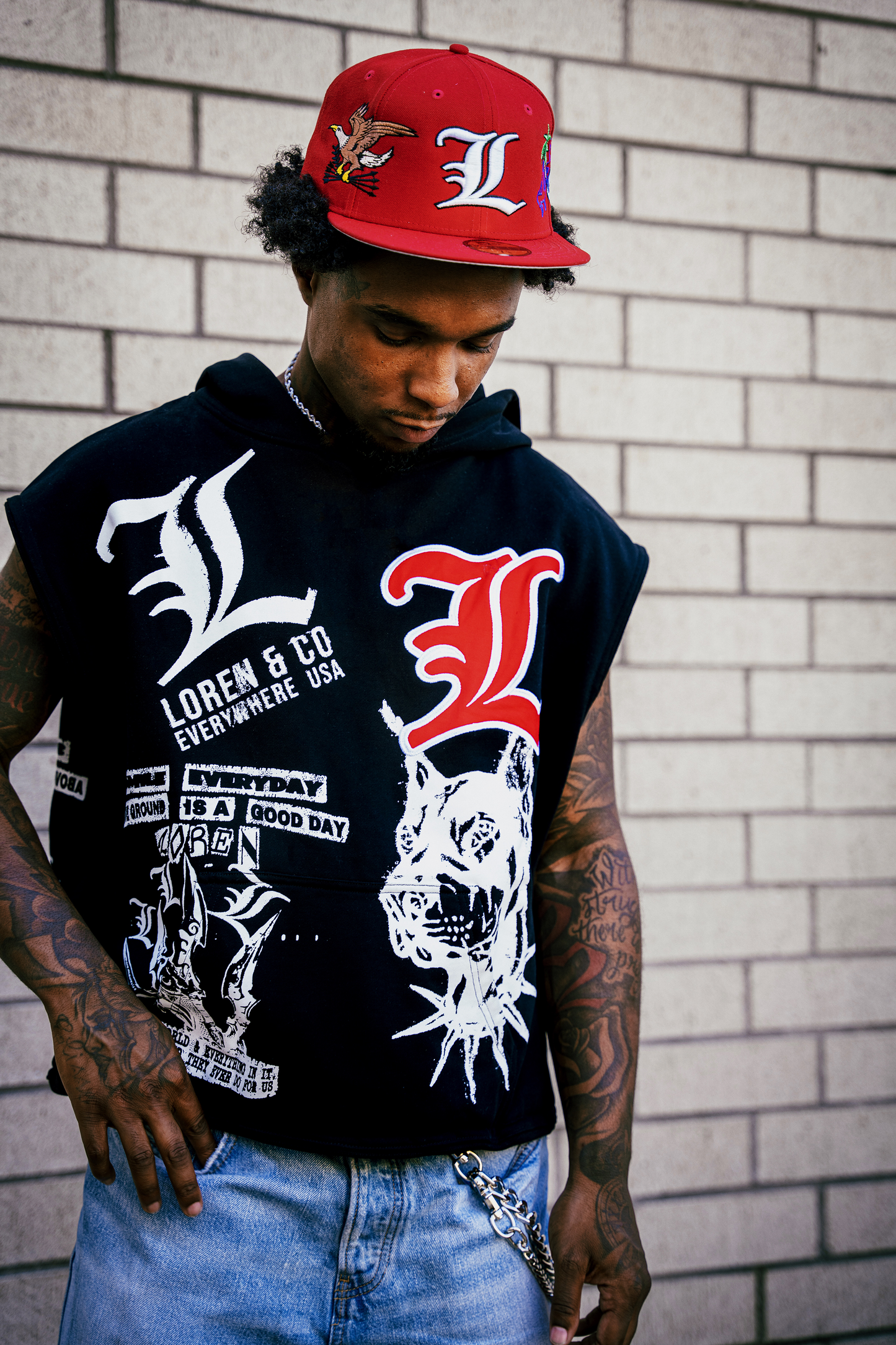 Loren Staple Sleeveless Hoodie
