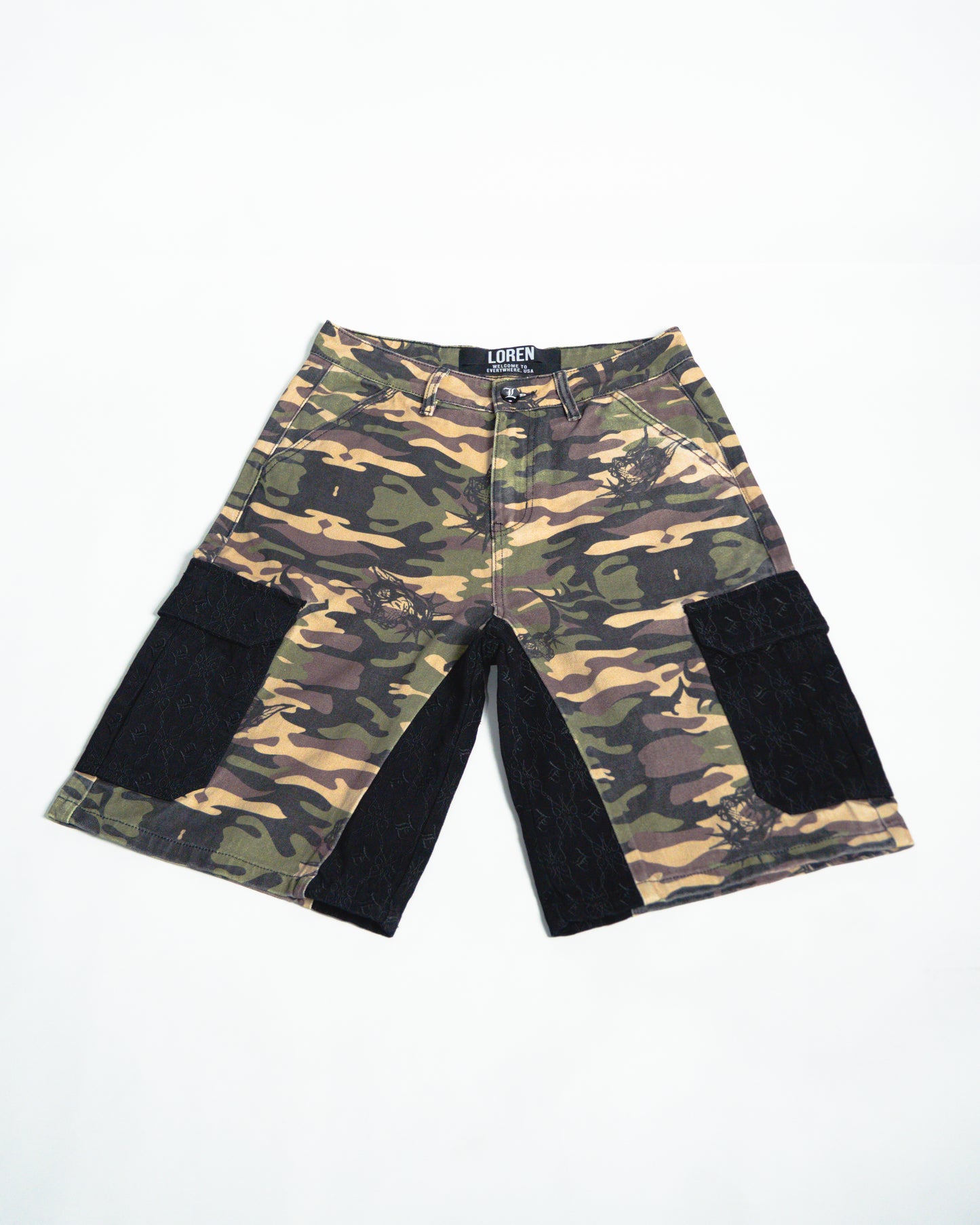 Camo Cargo Shorts