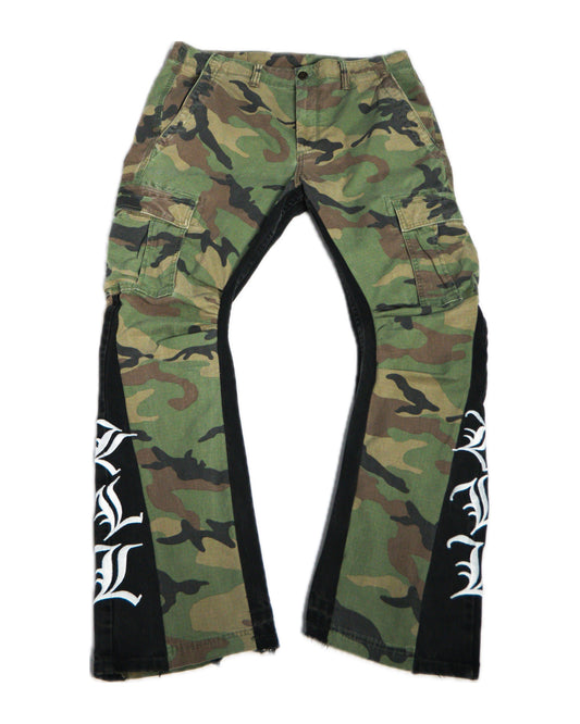 Flared Cargo Pants